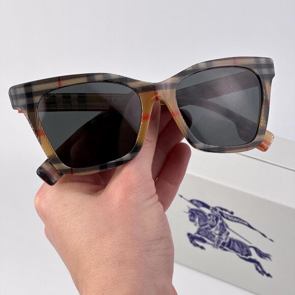 Burberry Elsa BE4346 394487 Sunglasses Brown Grey Women